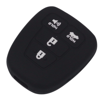 4-button silicone key case suitable for Toyota