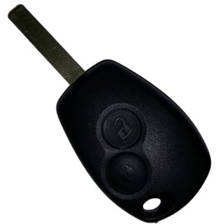 Two-button key shell - suitable for Renault Clio | Twingo