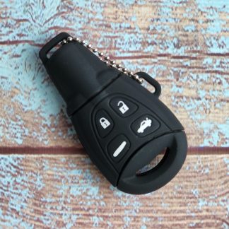 4-button silicone key case suitable for Saab