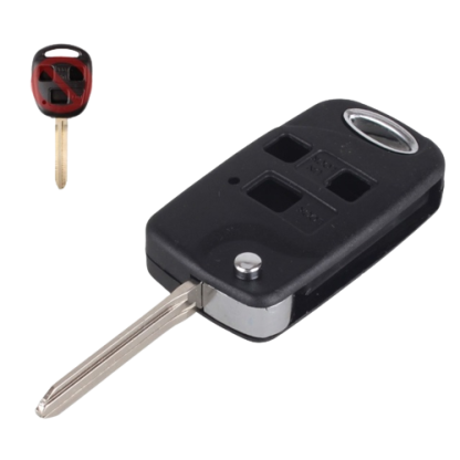 Modified key suitable for Toyota cars, 3 buttons