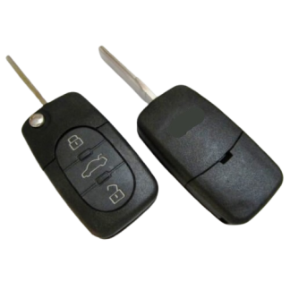 Key shell - suitable for Audi A2 | A3 | A4 | A6 | A8, three buttons