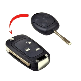 Modified key shell - suitable for Ford Focus | Fiesta | Mondeo | C-Max | S-Max | Galaxy