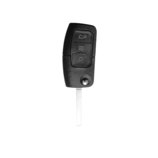 Three-button key shell - suitable for Ford Focus | Mondeo | C-Max | S-Max | Kuga (for HU101 blade)