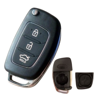 Key shell - suitable for Hyundai Accent |I30 | I40 | I45 | IX35 | Ix45 | Mistra | Santa Fe | Sonata | Tucson | Verna