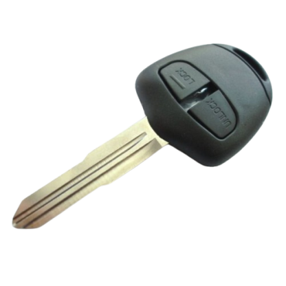 Two-button key shell - suitable for Mitsubishi L200 | Shogun | Lancer | Outlander