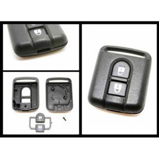 Key shell - suitable for Nissan Micra | Navara | Note | X-Trail | Qashqai, two buttons