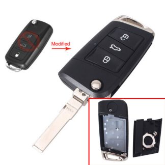 Modified 3-button key suitable for Volkswagen | Seat | Skoda