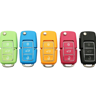 Coloured key shell - suitable for Volkswagen | Seat | Skoda