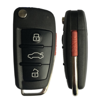 4-button key, keyless go 8V0 837 220 E - suitable for Audi A3 | Q2L | Q3