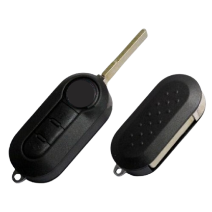 Key shell - suitable for Fiat 500 | Brava | Punto | Panda, three buttons