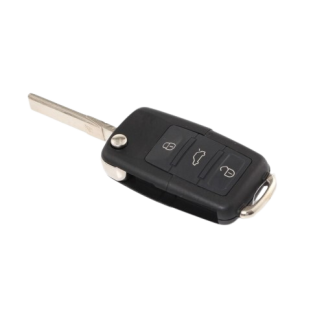 Three-button key shell - suitable for Skoda cars