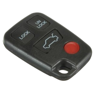 Four-button remote control shell - suitable for Volvo cars